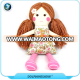 Hot Sale Kids Plush Toys Cute Girl Wear Floral Dress Baby Stuffed Cloth Rag Doll